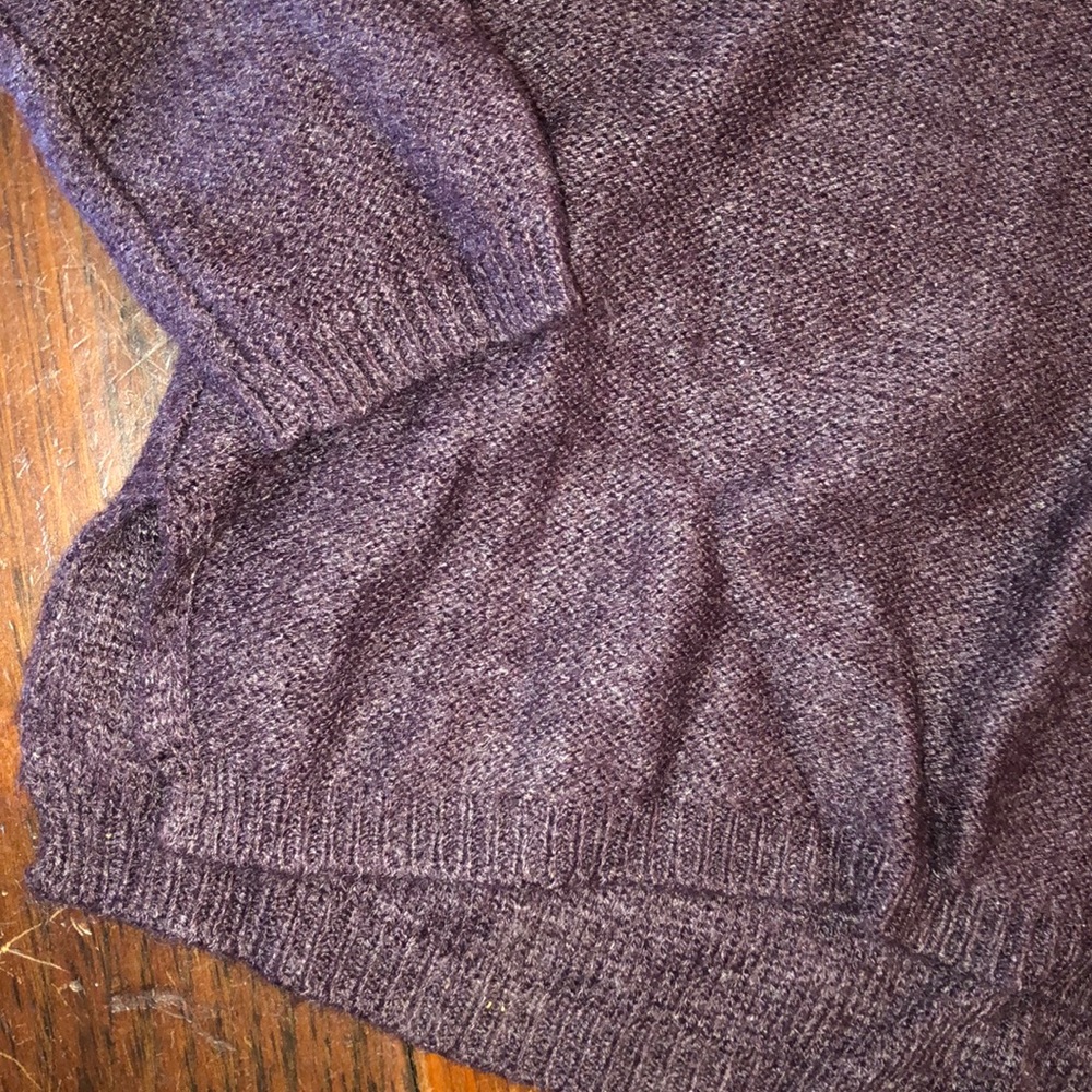 💜2/$15💜Purple Cowl Neck Sweater - Picture 5 of 5